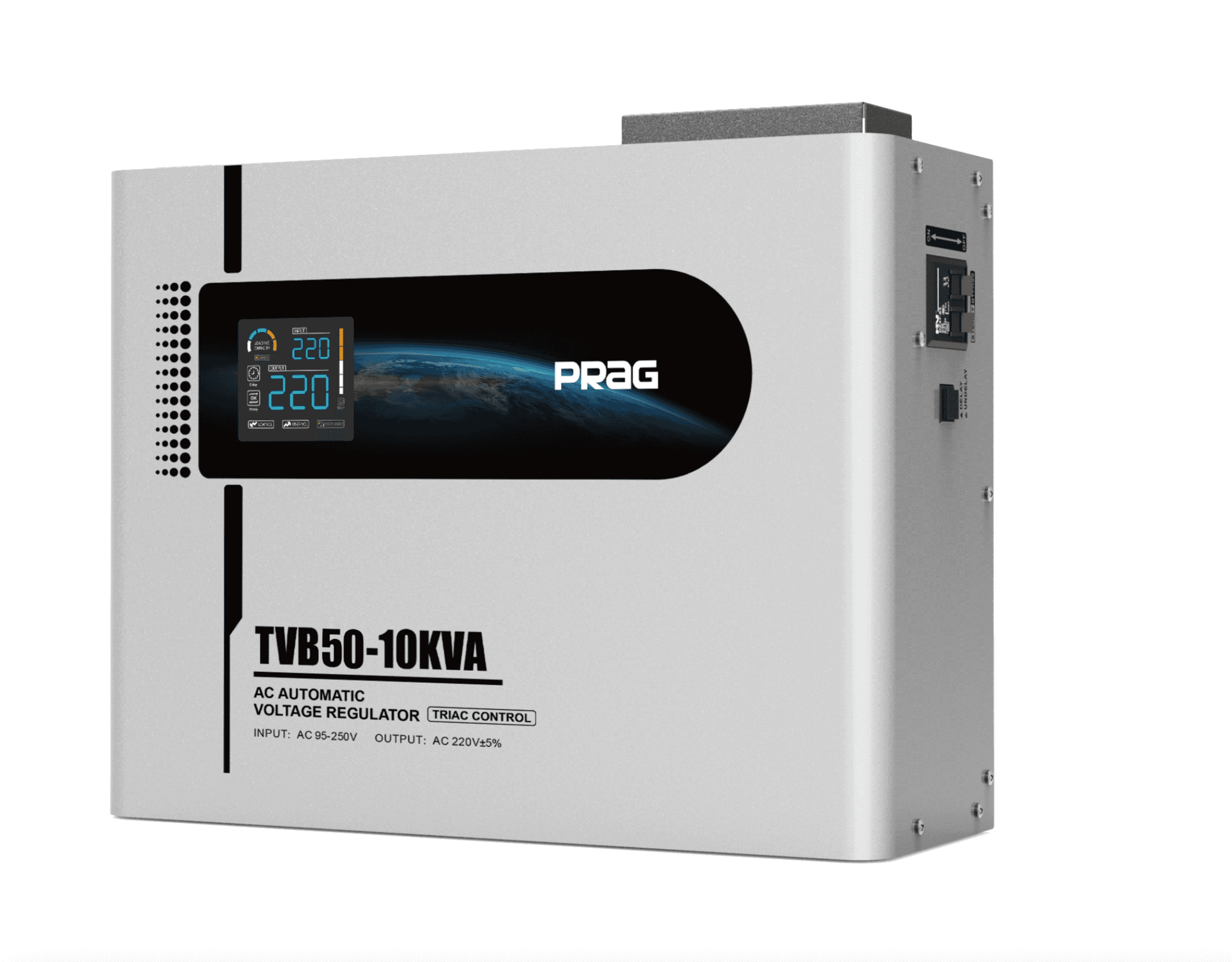 PRAG 10KVA Thyristor Voltage Stabilizer (50-255V)