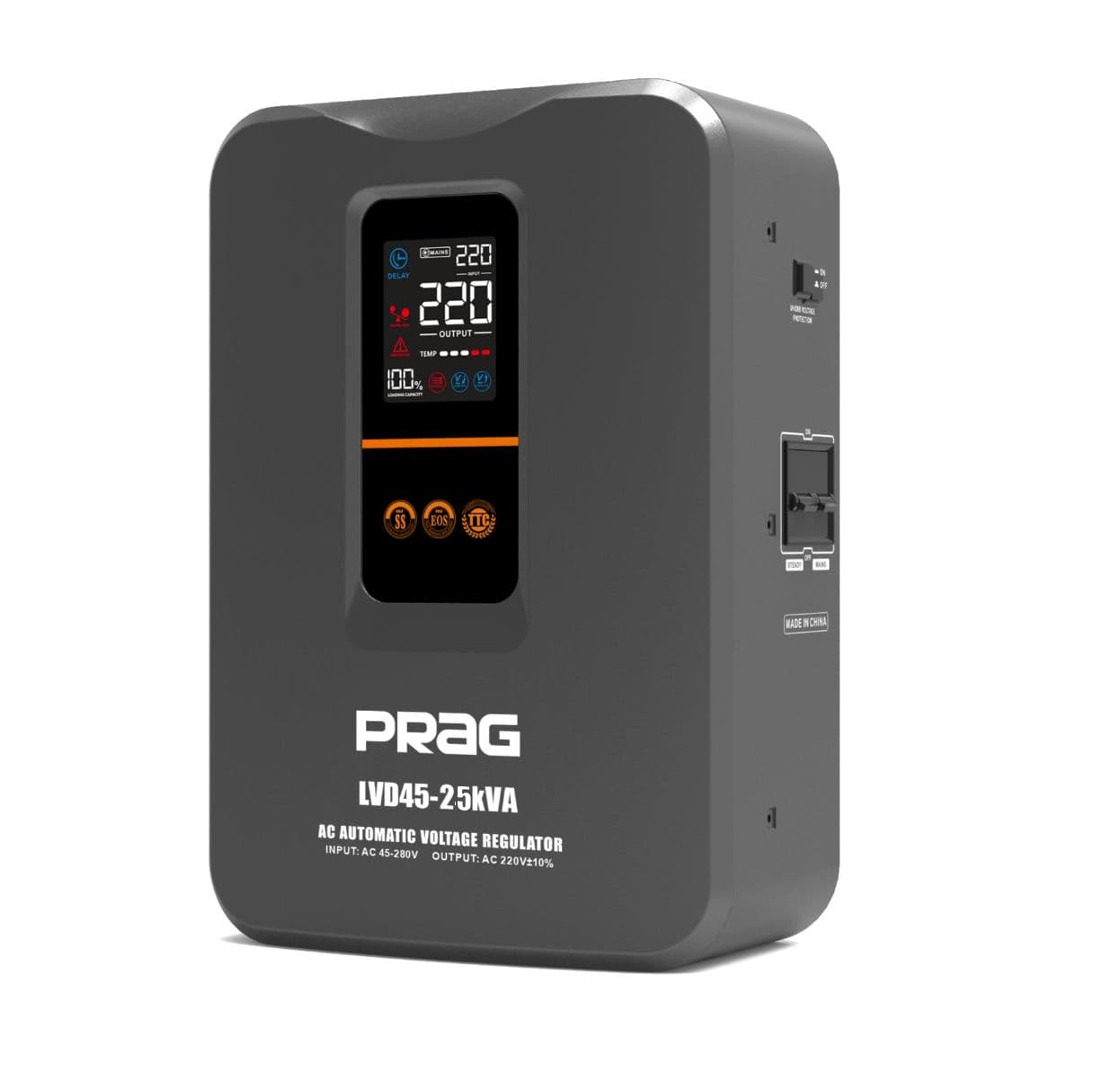 25KVA Relay Voltage Stabilizer (45-280V)
